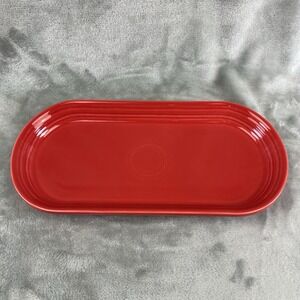 Fiesta Fiestaware Homer Laughlin Bread Tray Scarlet NWT